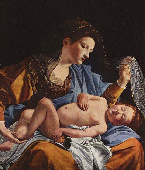 Orazio Gentileschi Madonna with Child by Orazio Gentileschi. oil painting picture